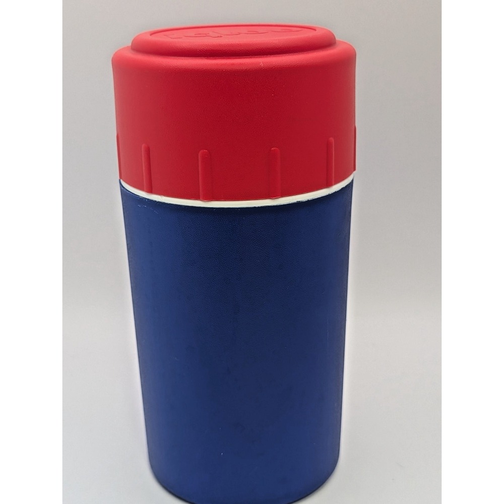 Igloo 14 oz Water / Beverage Jug Cooler Blue and Red Insulated/Flip Straw/Lid